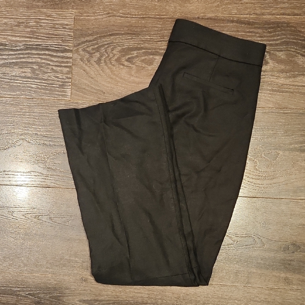 J. Crew Black Ankle Pants Linen 8T - Picture 9 of 9